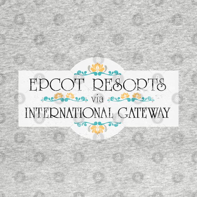 Epcot International Gateway Vintage by BurningSettlersCabin